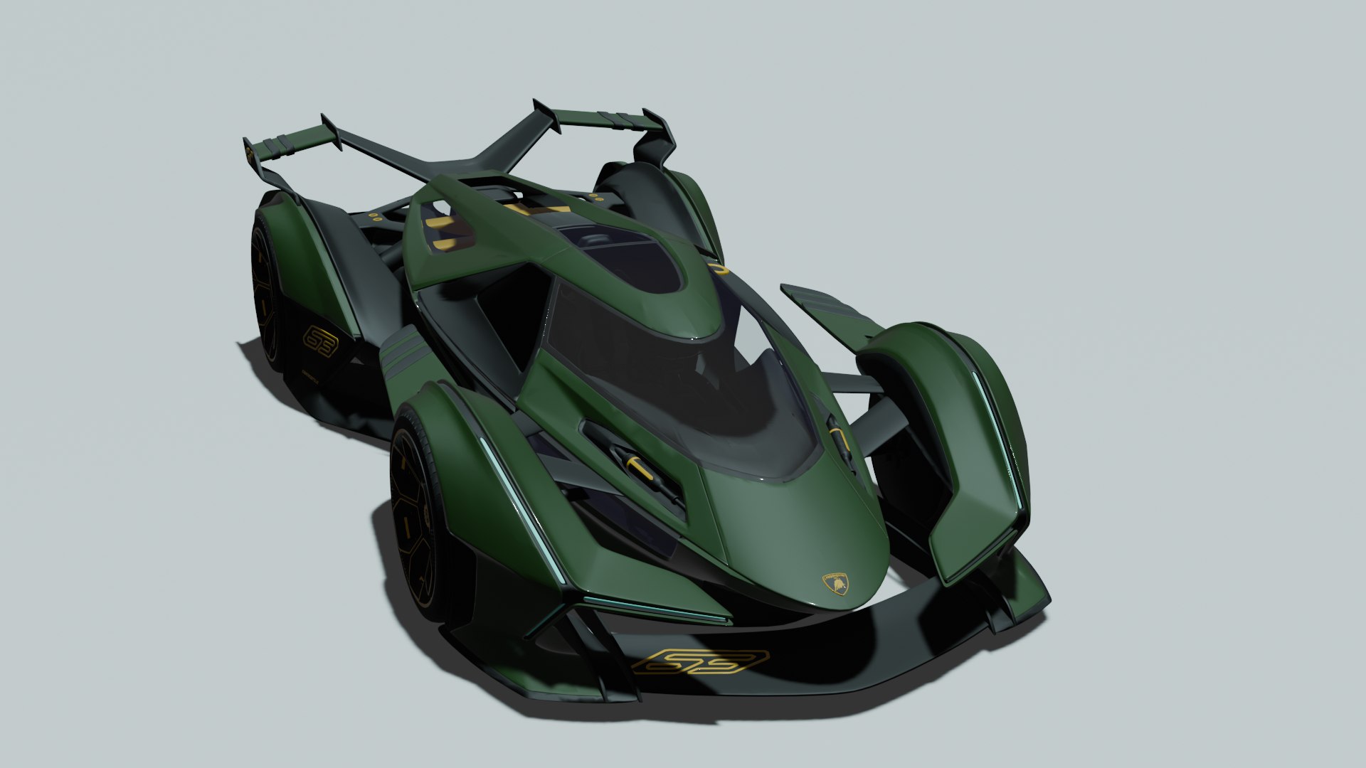 3D Lambo V12 Vision Gran Turismo 2020 Model - TurboSquid 2292080