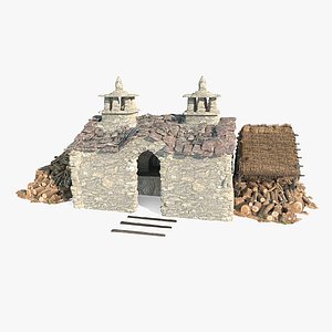 Ancient architecture carbon kiln