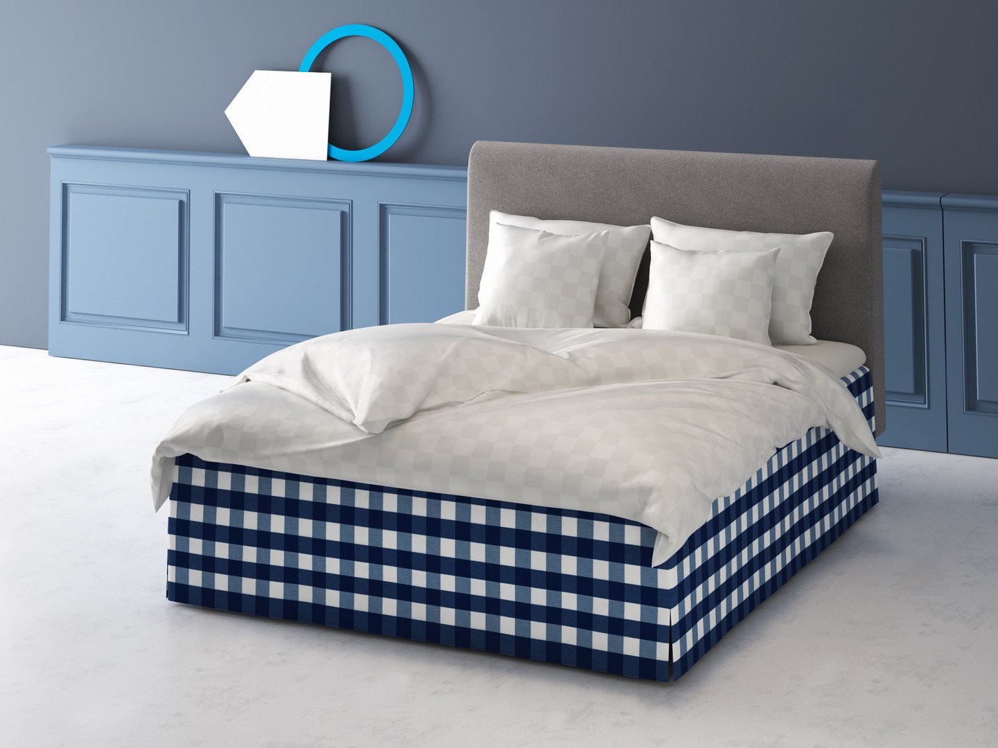 3D marquis bed model TurboSquid 1308431