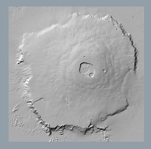Olympus Mons Accurate Scale