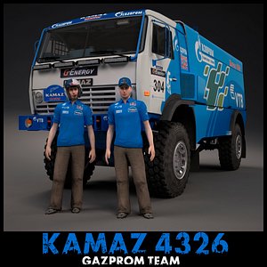 KAMAZ 4326 Gazprom