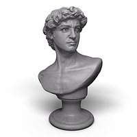 David Statue Bust 3D model