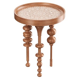 Oak Wood Side Table