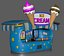 Ice Cream Stand Cartoon