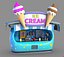 Ice Cream Stand Cartoon