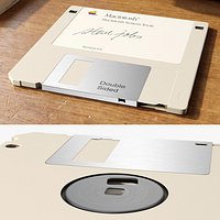 Macintosh Floppy with Steve Jobs Signature