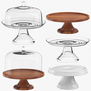 cake pie stands 3D model