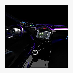 dashbord concept 3D model