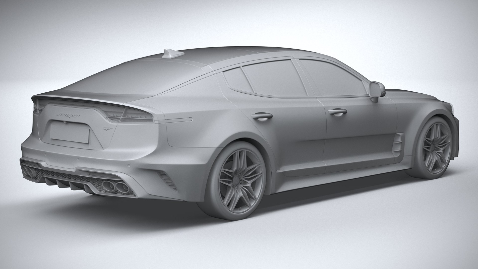 Kia Stinger 3d model
