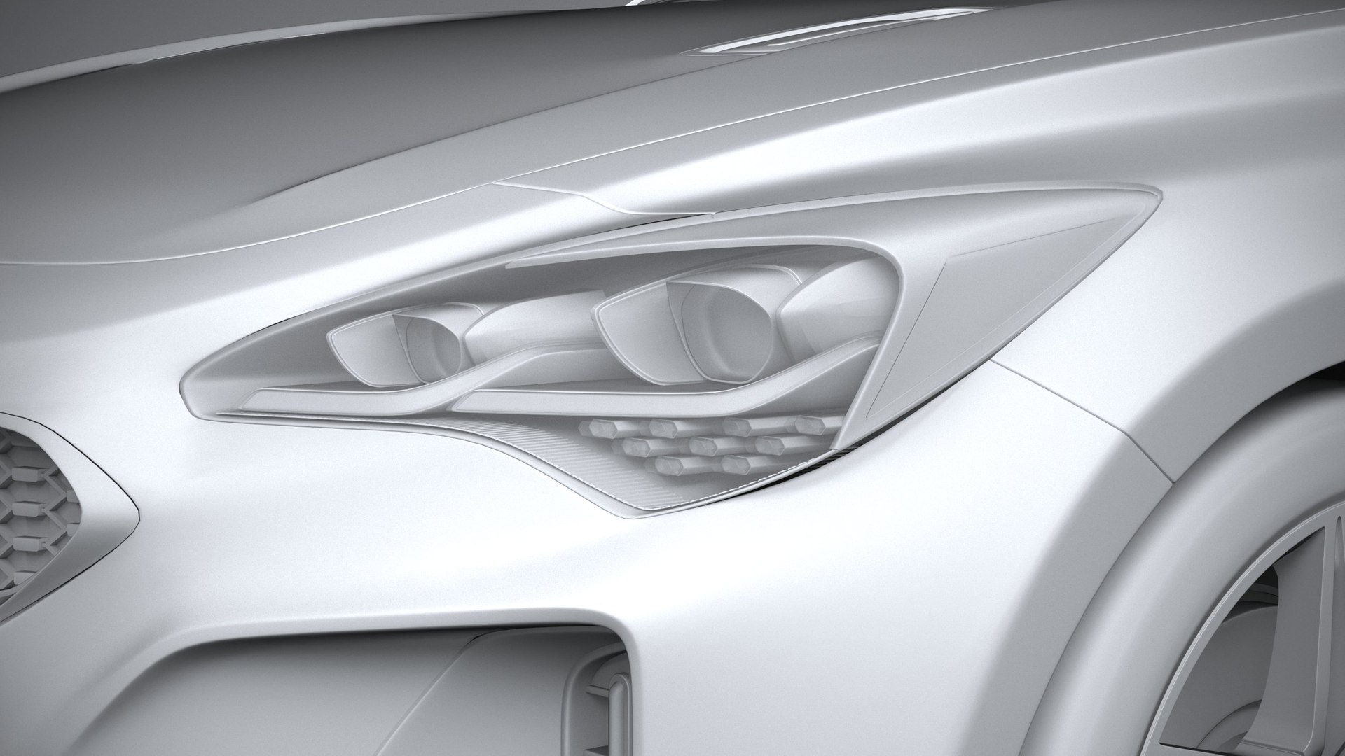 Kia Stinger 3d model