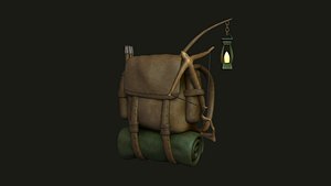 3D backpack - character costume
