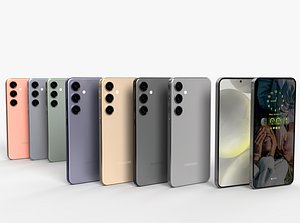 Samsung Galaxy s24 plus all colors 2024 3D model