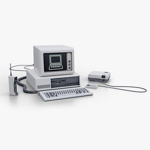 3D classic electronic mini model