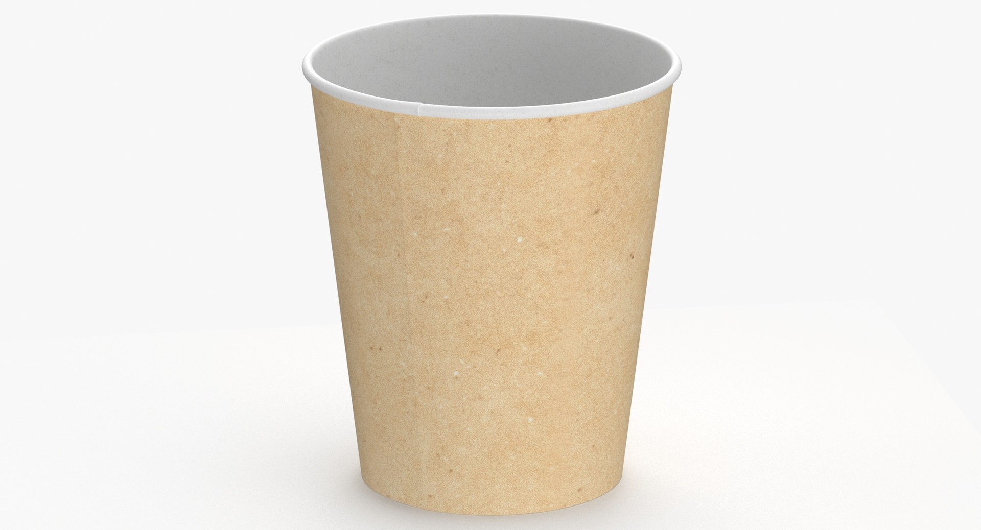 3D Paper Coffee Cup 6 oz model TurboSquid 1991783