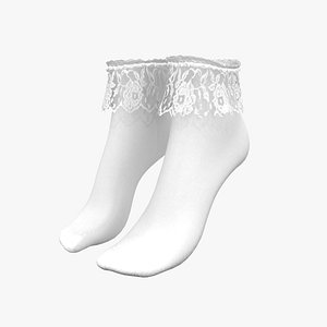 3D Bridal Socks