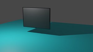 WALL LCD TV 3D model