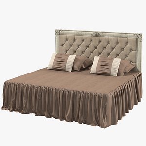 Corte Zari Classic Draped Double Bed