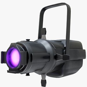 3D colorsource spot led light model