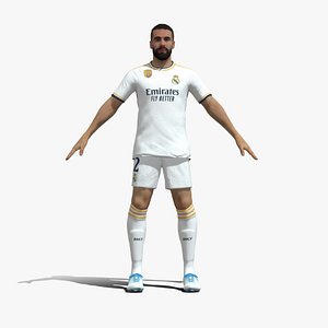 T-Pose Rigged Carvajal Real Madrid 23-24