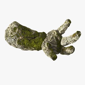 Stone Golem Hand Rigged for Cinema 4D
