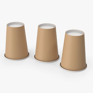 Paper Cups Guess Game 3D