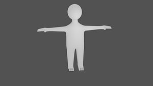 3d generic stickman
