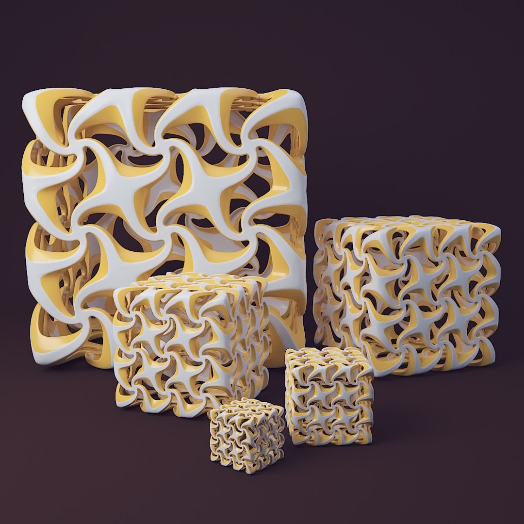 Cube decor 3D - TurboSquid 1564288