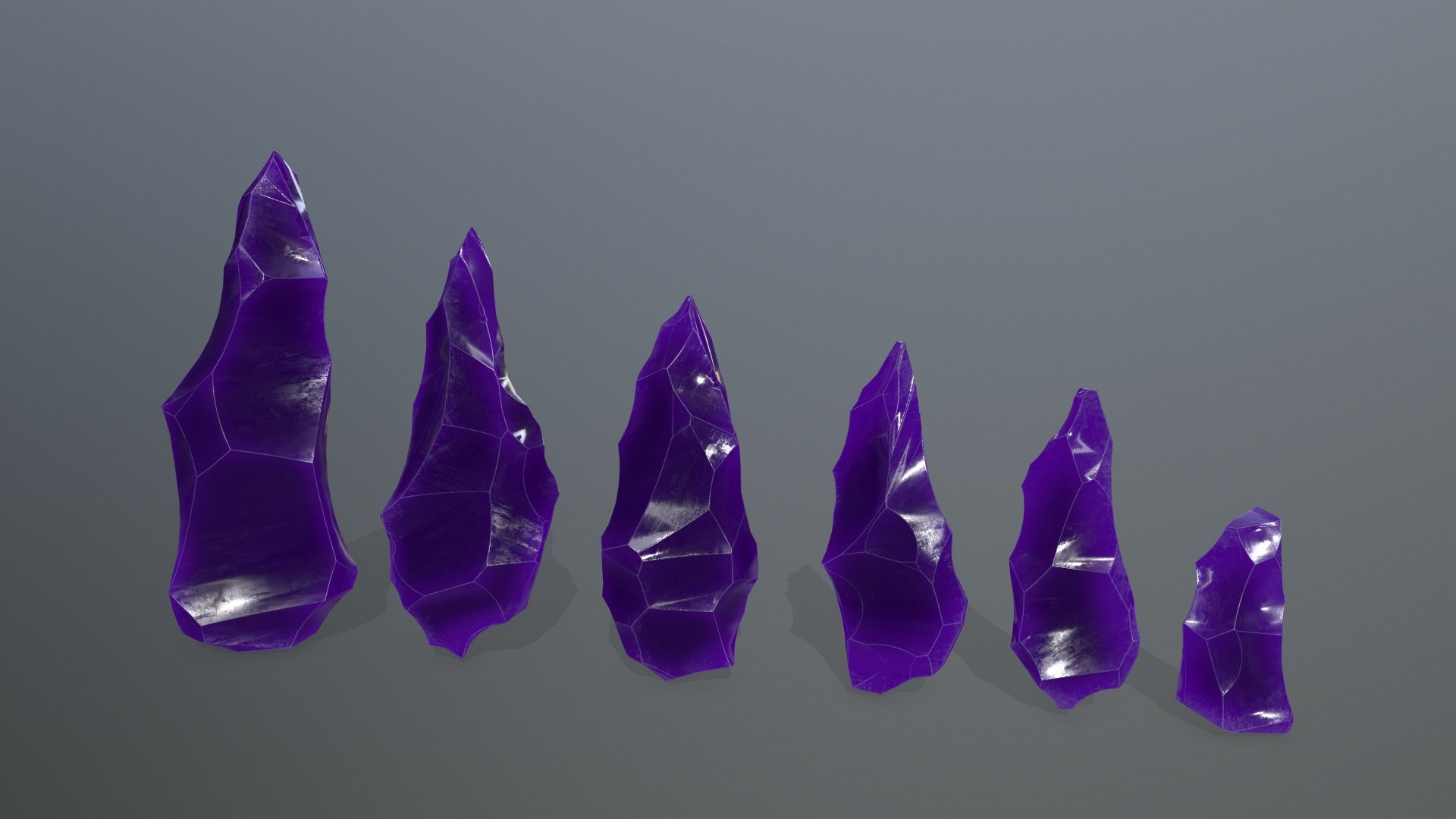 Crystals Model - TurboSquid 2396774