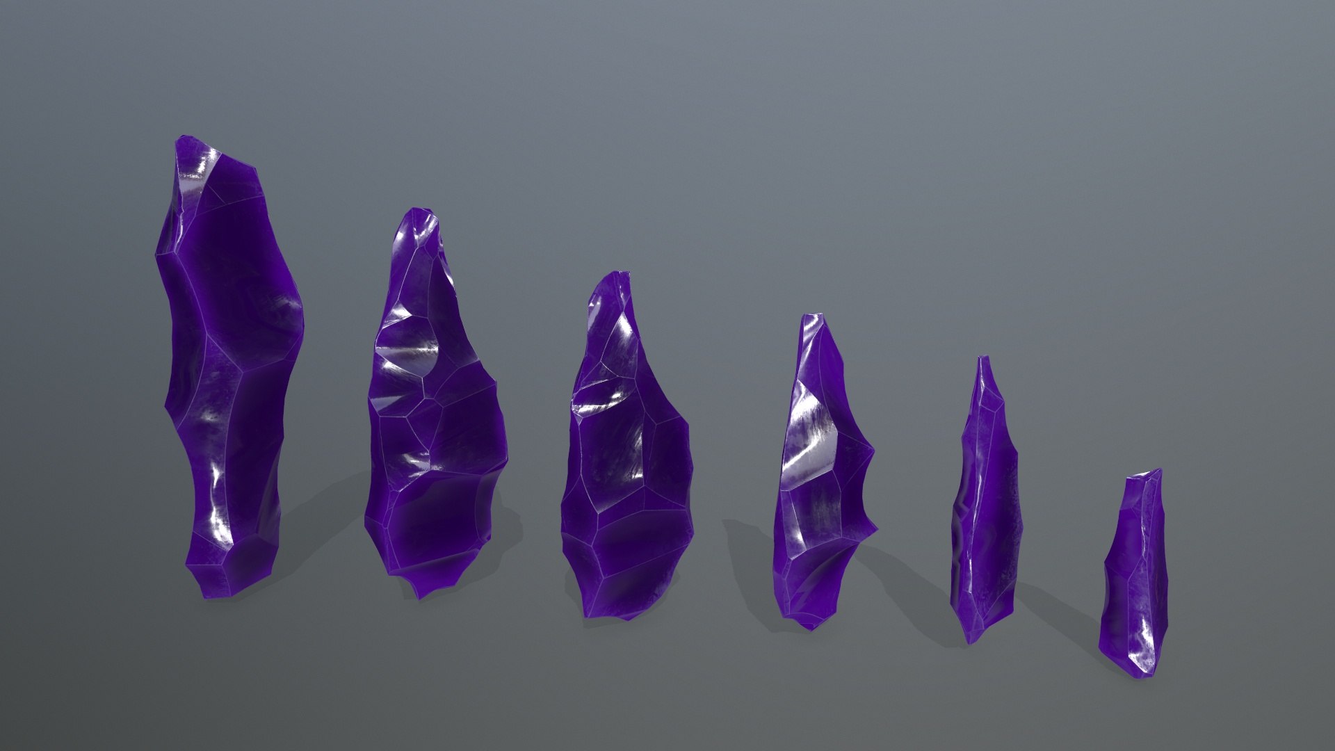 Crystals Model - TurboSquid 2396774