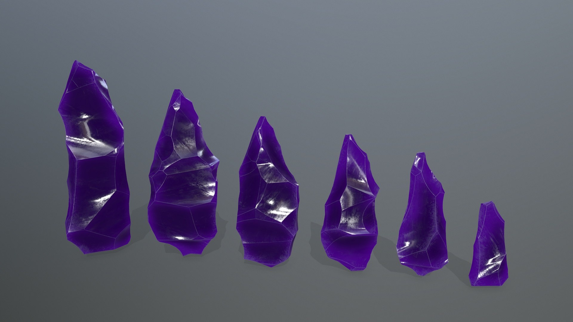 Crystals Model - TurboSquid 2396774