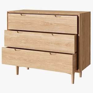 3D model RJ Living Mia drawer chest