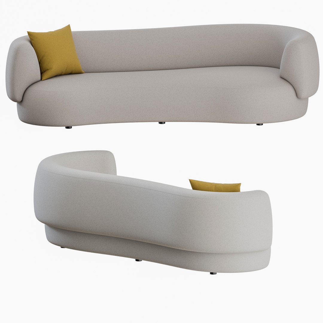 Fao Sofa Future 3D Model TurboSquid 1667656