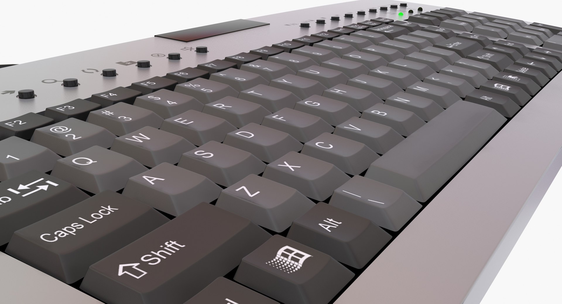 Compact Keyboard 3d Model