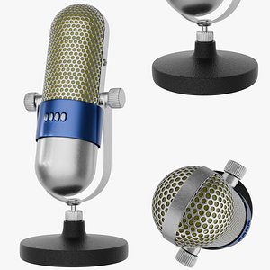 Classic Studio Microphone 3D model