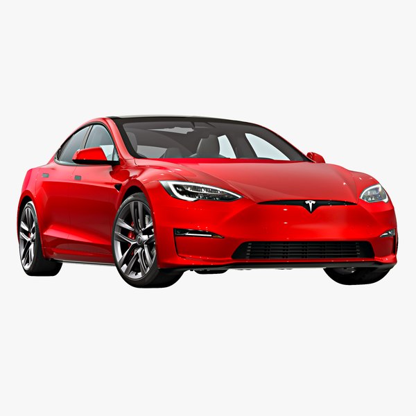 3D 2021 Tesla Model S Plaid model