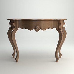 Wooden console table