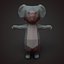 cartoon koala 3d c4d