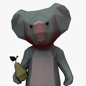cartoon koala 3d c4d