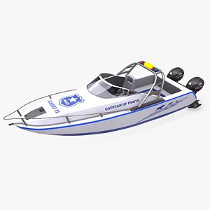 Speedboat Low-poly PBR