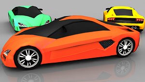 3D model Superb Race Cars