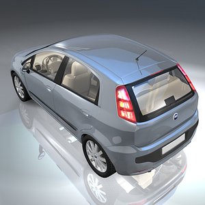 fiat punto evo 2010 3d 3ds