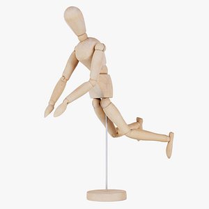 Wooden Mannequin Pose 14 Remastered