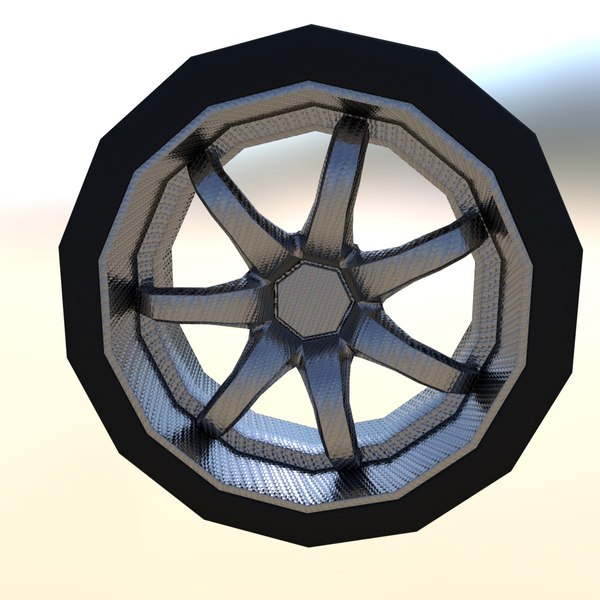 livre Roda de corrida com 7 raios Modelo 3D - TurboSquid 1227452