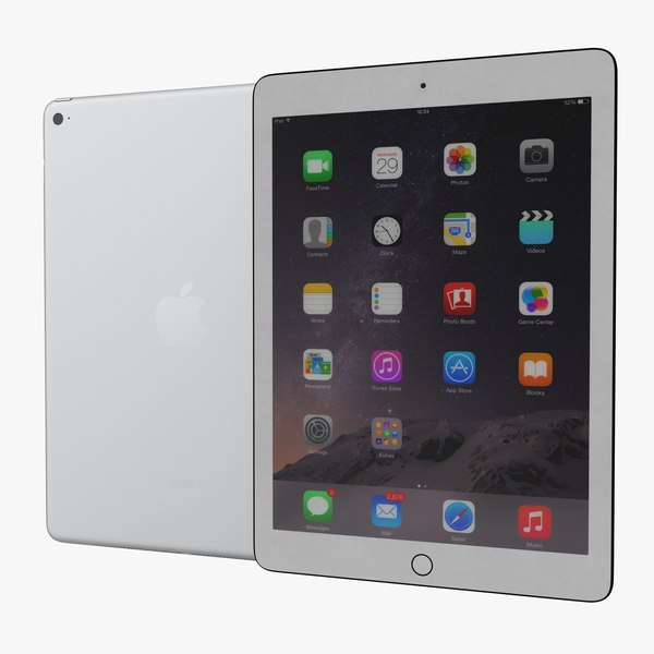 3d ipad air 2 silver