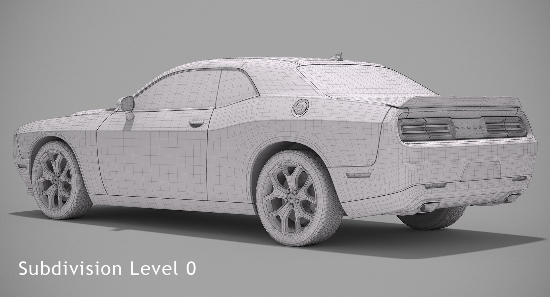 3d Dodge Challenger Sxt 2015