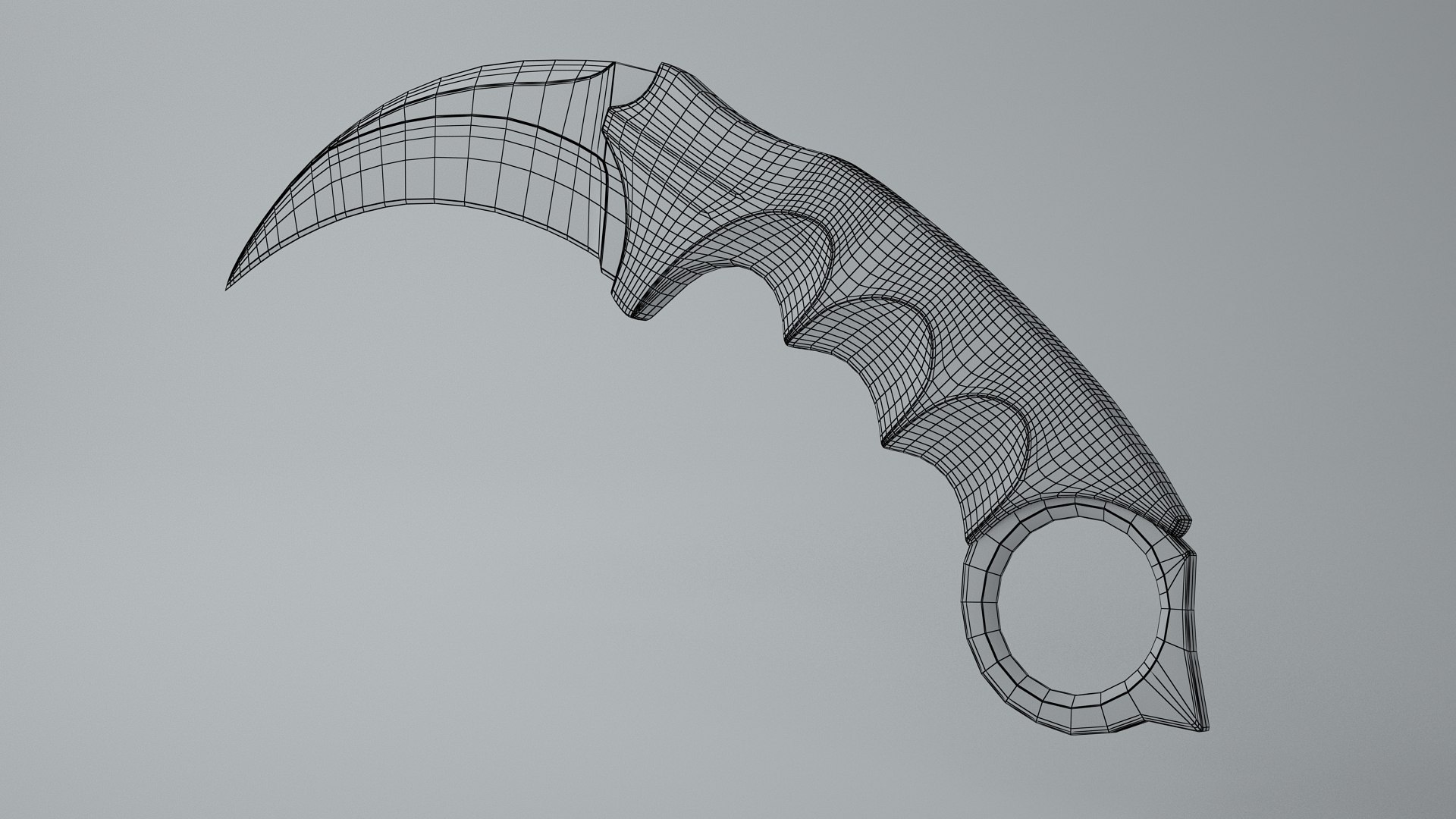 3d Model Knife