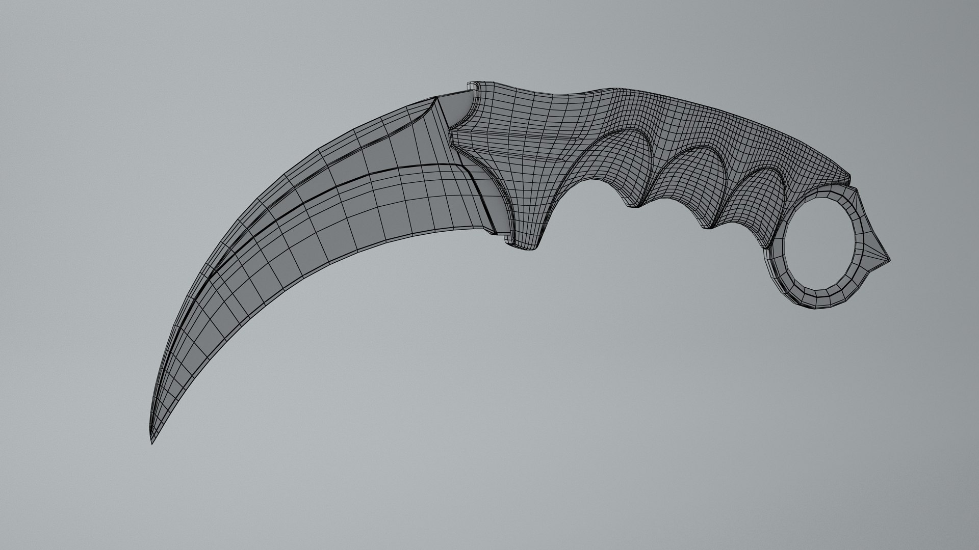 3d Model Knife