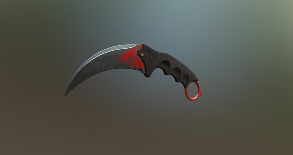 3d model knife