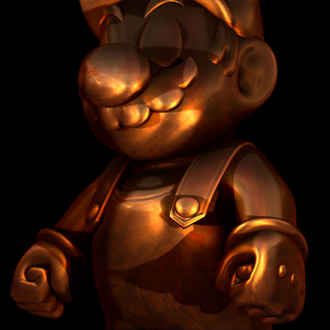 Free Obj Model Mario