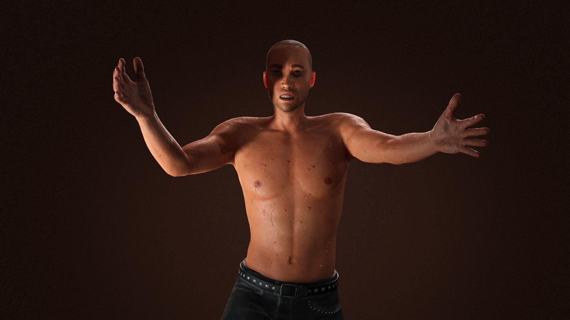 3D Jack Sweat Human Model - TurboSquid 2272473
